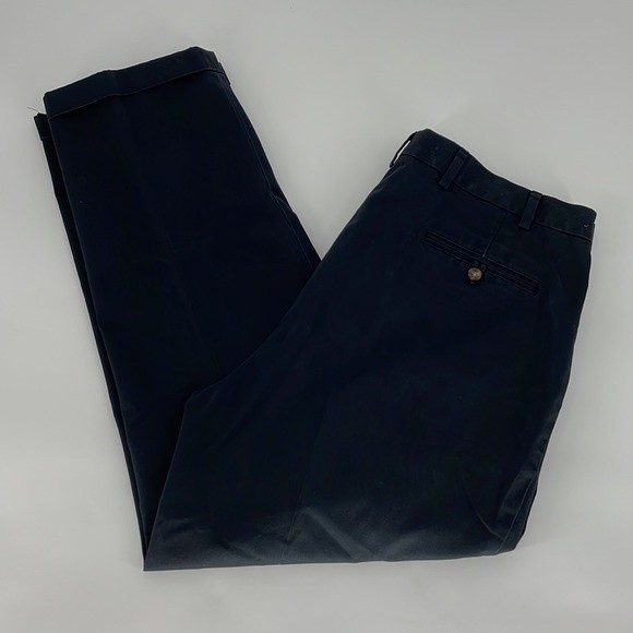 Jos. A. Bank Other - JOS. A BANK pleated front cotton chino trouser pants black size 40 x 30 men's
